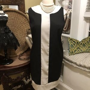Kim Rogers 20W Black White & Color Block Dress